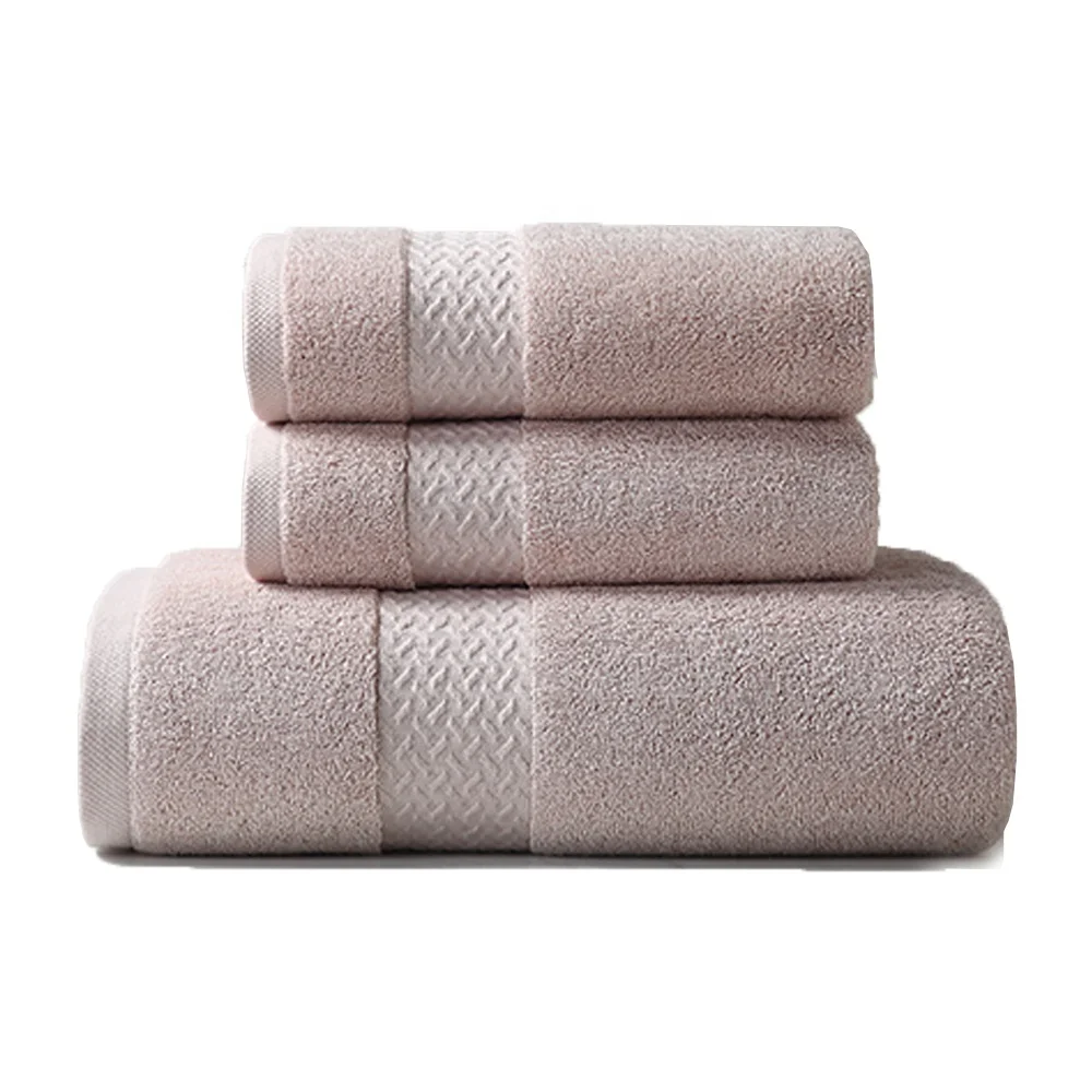 Brand Custom High Quality Star The Hotel Towel 100% Cotton White Shower Soft Facial Towels Set Custom Logo Towel Cotton 100