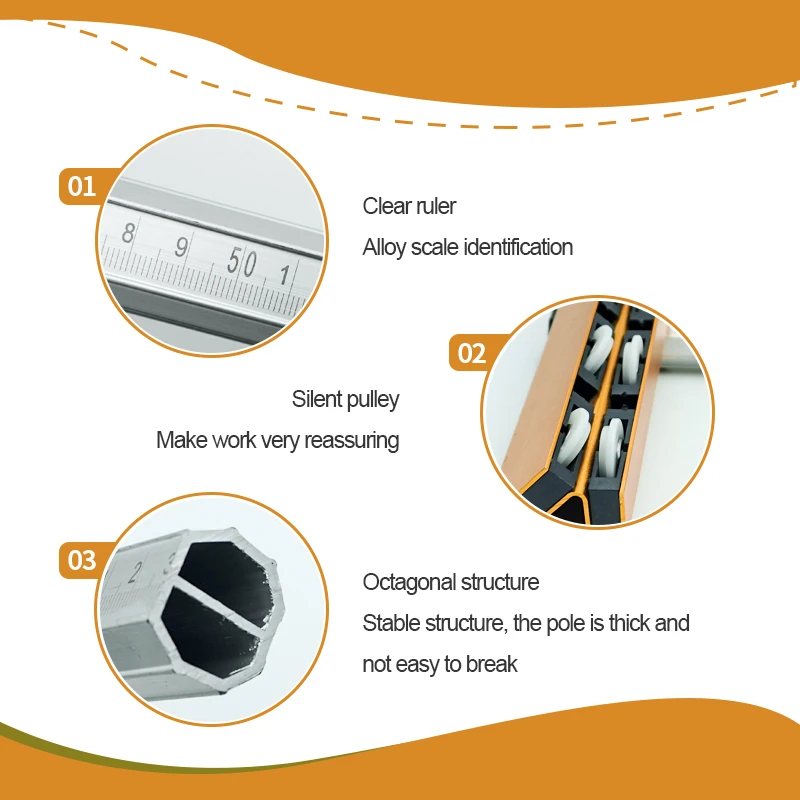 600/1500/1800mm Glass Tile Cutter Hand Tool Set T Type Sliding Knife Cutting Tools