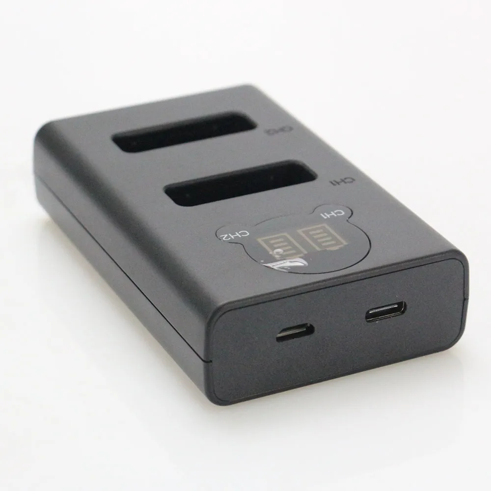 Powertrust NB-13L Быстрый двойной зарядное устройство с ЖК-экраном для объектива Цифрового Фотоаппарата Canon G5X G7X G9X G7C Mark II SX620HS SX720HS