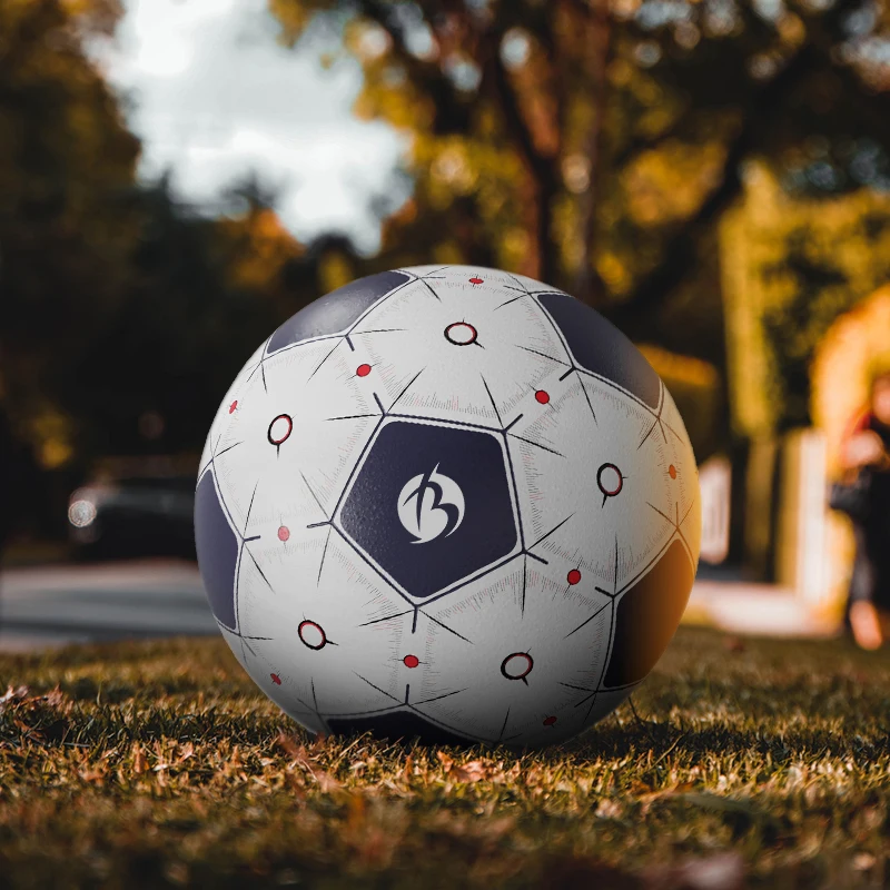 High Quality Size 5 PU Thermal Bonded Football with Butyl Liner Customizable Low Quantity for Sports and Training