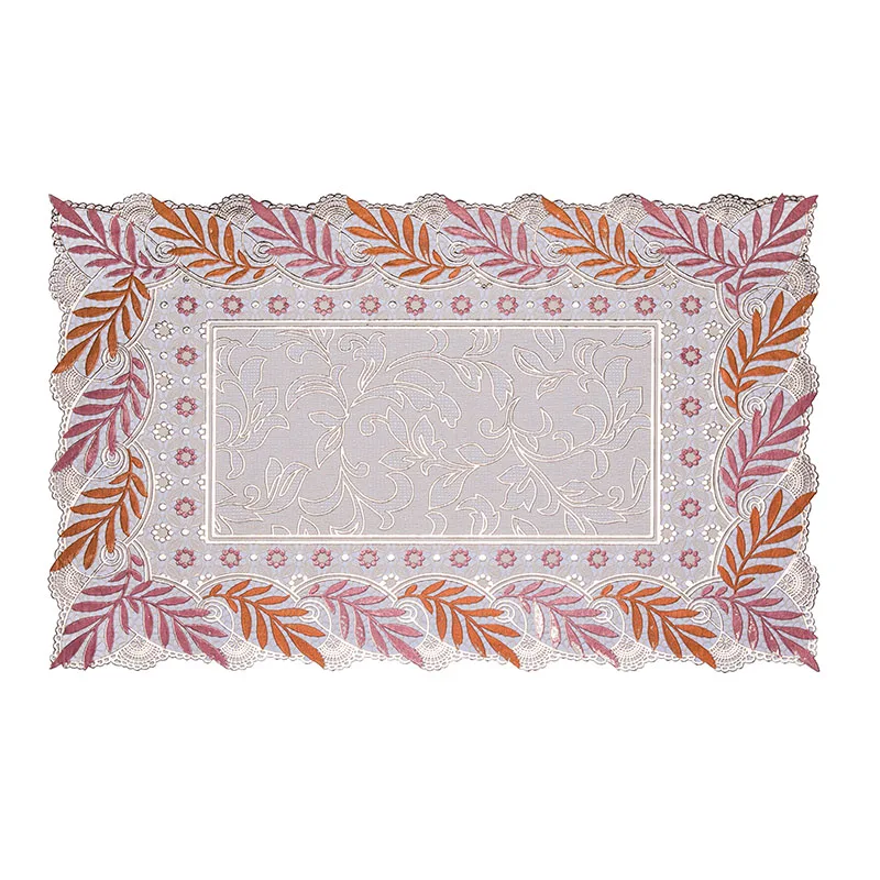 PVC Vinyl Disposable Luxury Natural non slip Kids Baby Felt Placemat