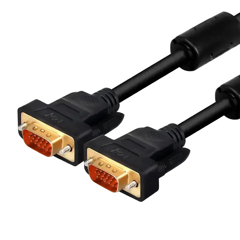 Customized  Manufacturer Male To Male Cable Vga,1.5~50M 3+6 Audio Video VGA cable