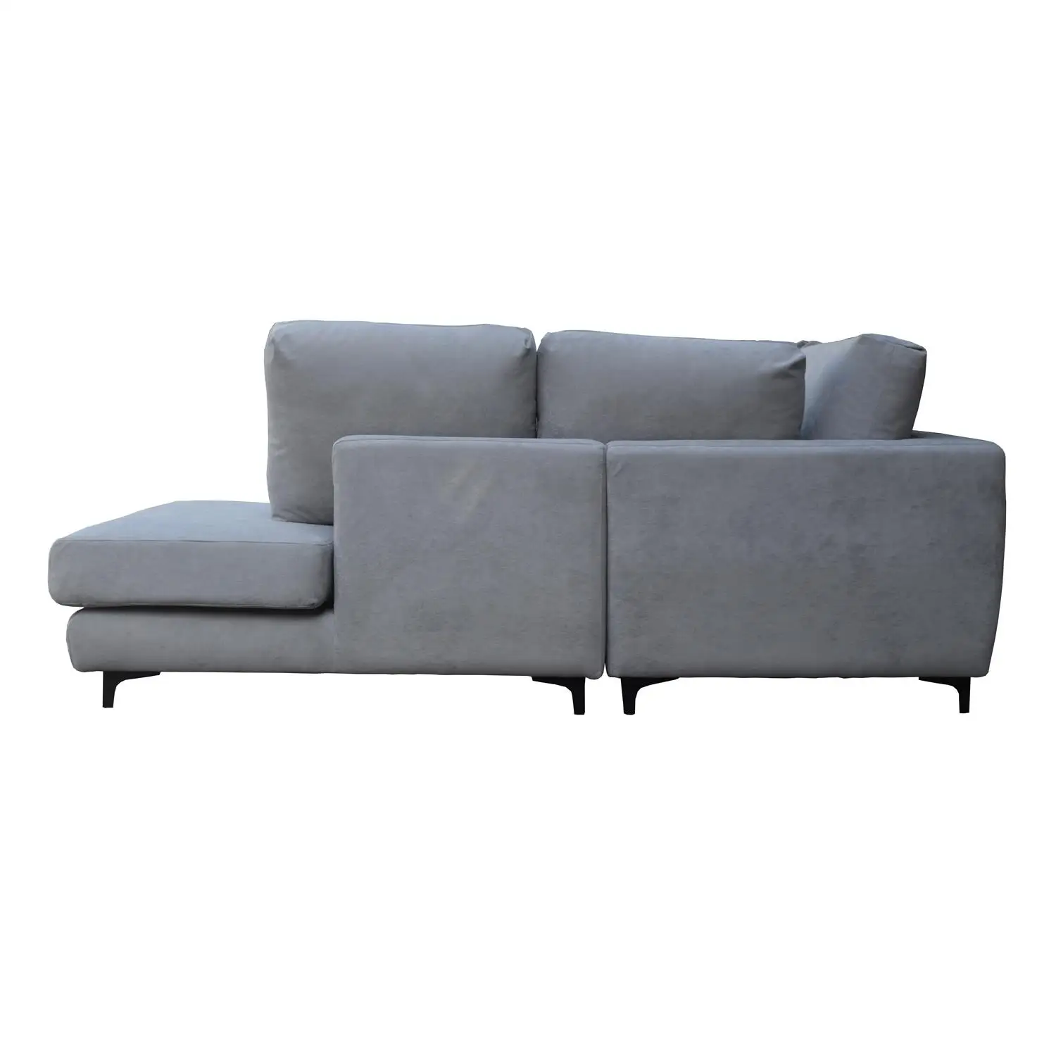 Waterproof fabric living room sofas?old?  grey fabric furniture L sofa set for home use