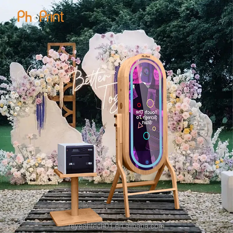 Hot Sales Digital Mini PC PhoPrint Photo Booth DIY Signature Gif Photo Booth for Weddings