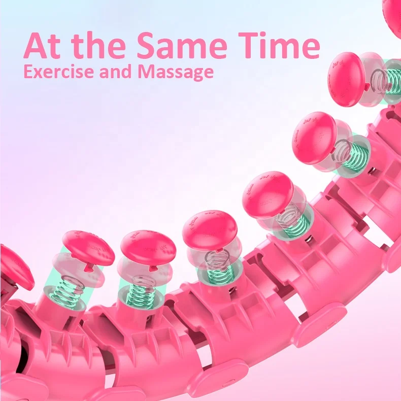 24 Knots Detachable Smart Weight Hula Ring Sport Hoop for Adults