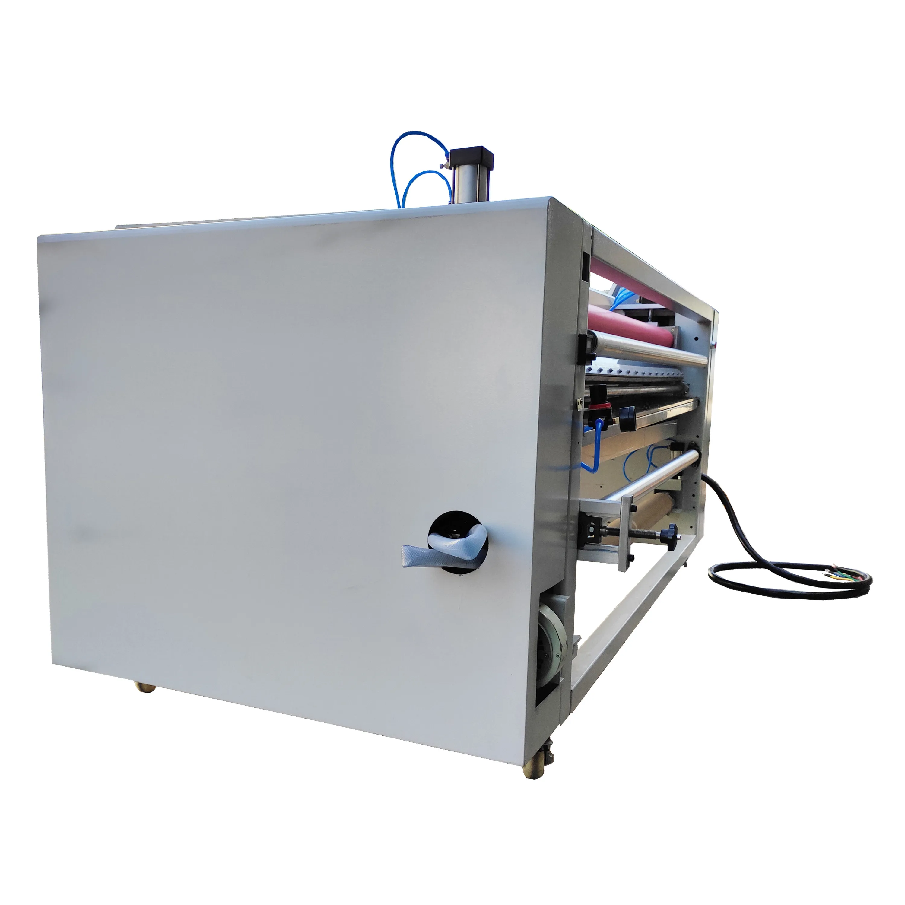 hot IR roll to roll coater surface glossy waterbased liquid automatic coating machine