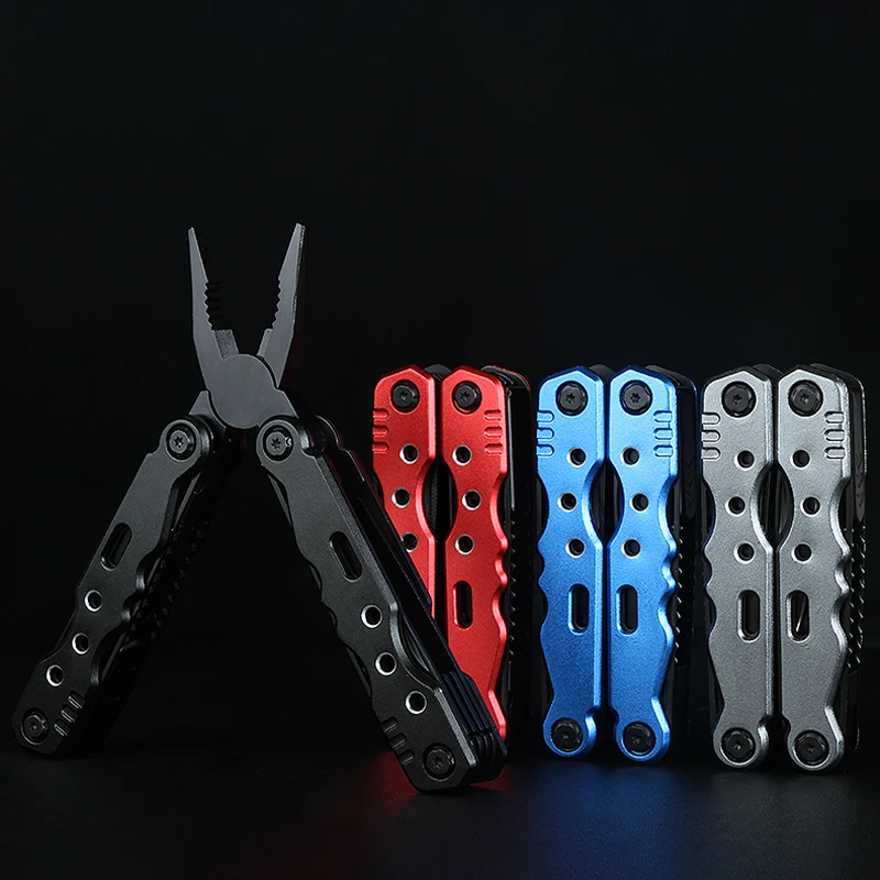 Stainless Steel Multitool Pliers with 13 in 1  Multi-function Outdoor Survival Portable Pocket Pliers
