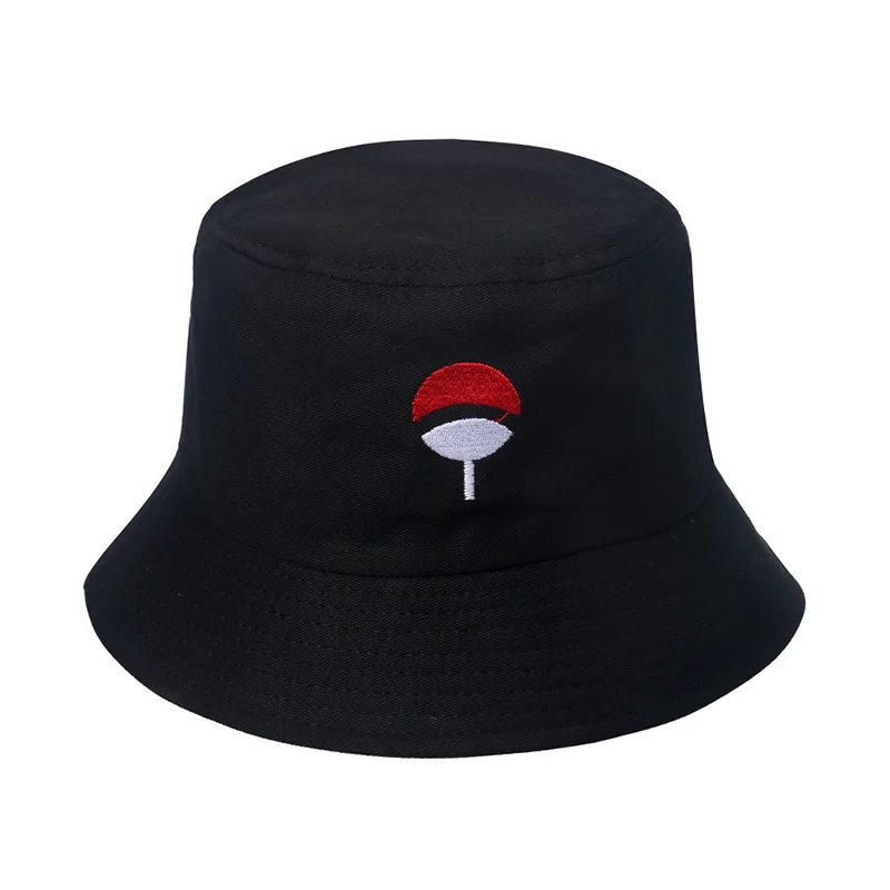 Anime Pattern Naruto Akatsuki Symbol Red Cloud Sign Bucket Hat