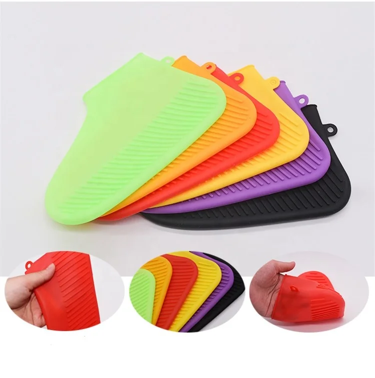 Cheap waterproof folding rubber rain boots/shoe covers for kids