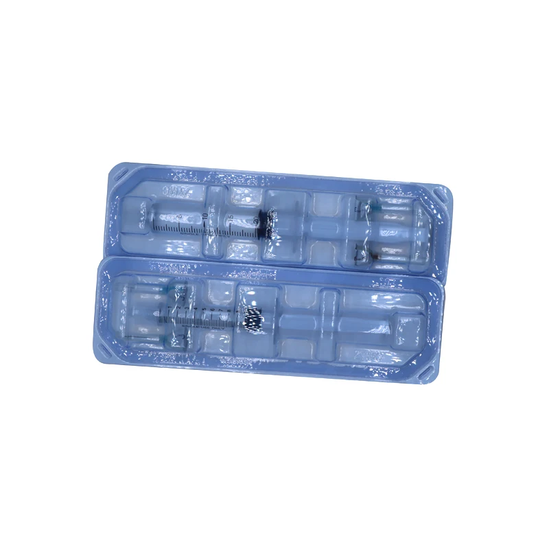 crossed link hyaluronic acid/hyaluronic acid injectable filler