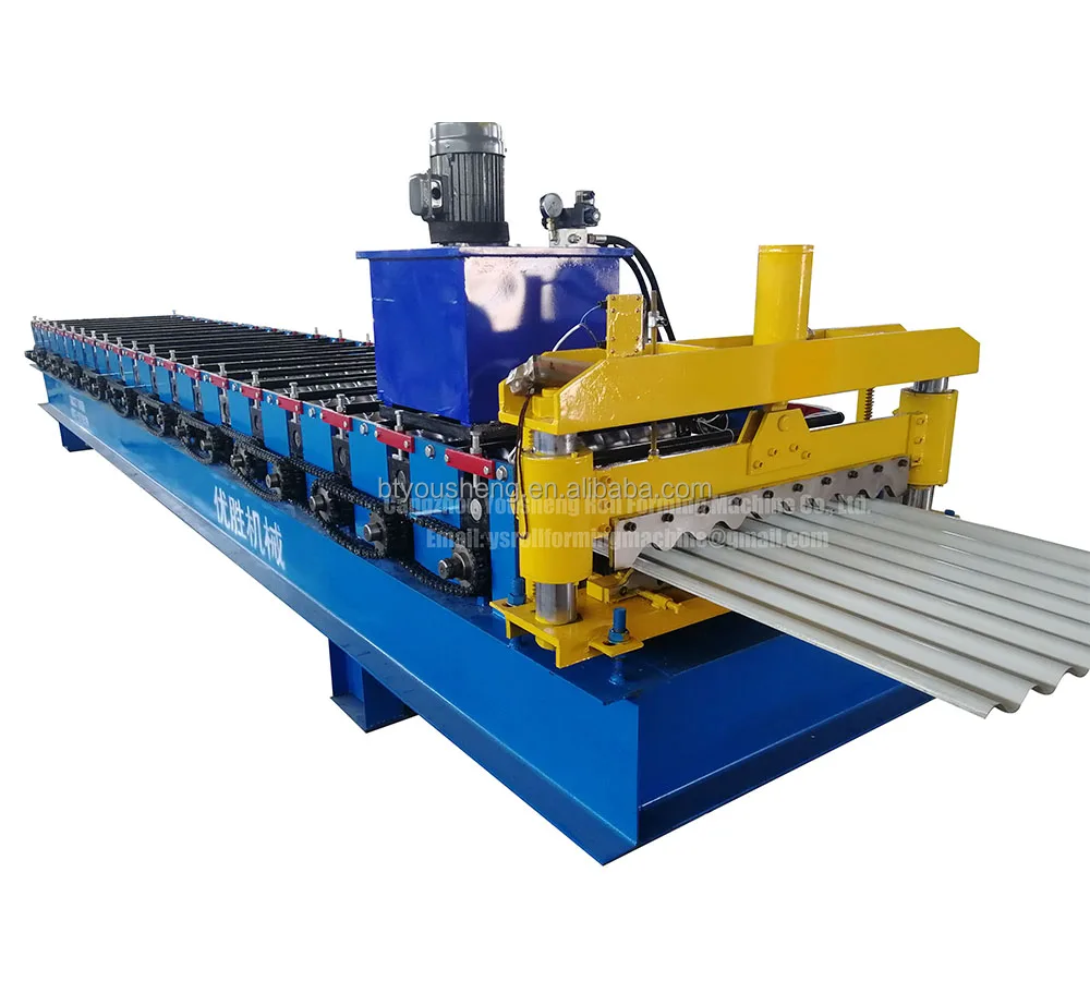 Color Steel Roof Sheet Making Machine Building Materials Corrugated Roof Tile Machine