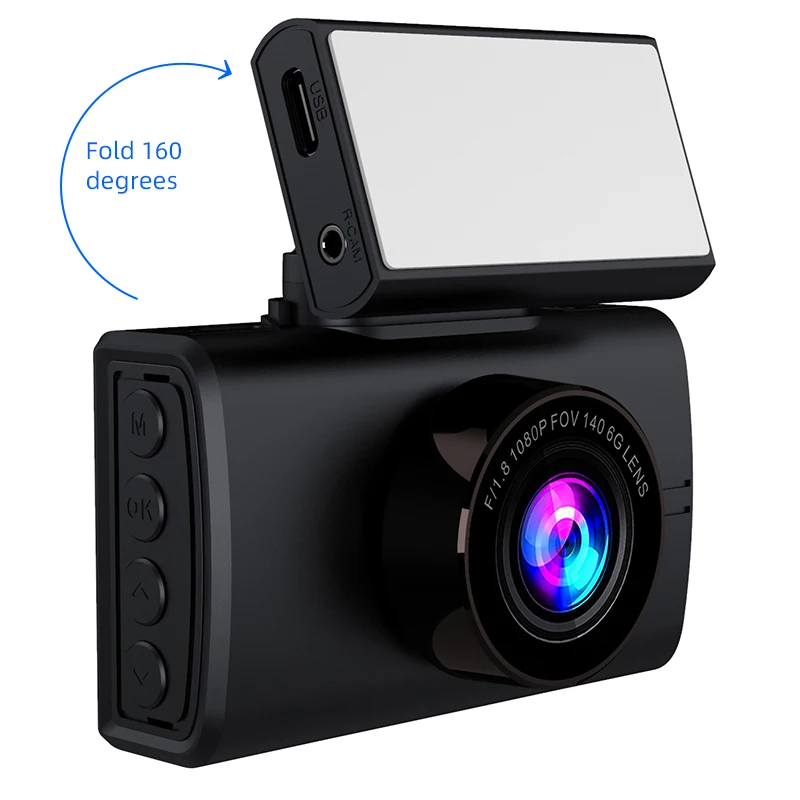 Wholesale Dash Cam 4K Touch Screen 2.35-inch LCD Touch Screen Dual Dash Cam Front and Rear Car Black Box Dash Cam