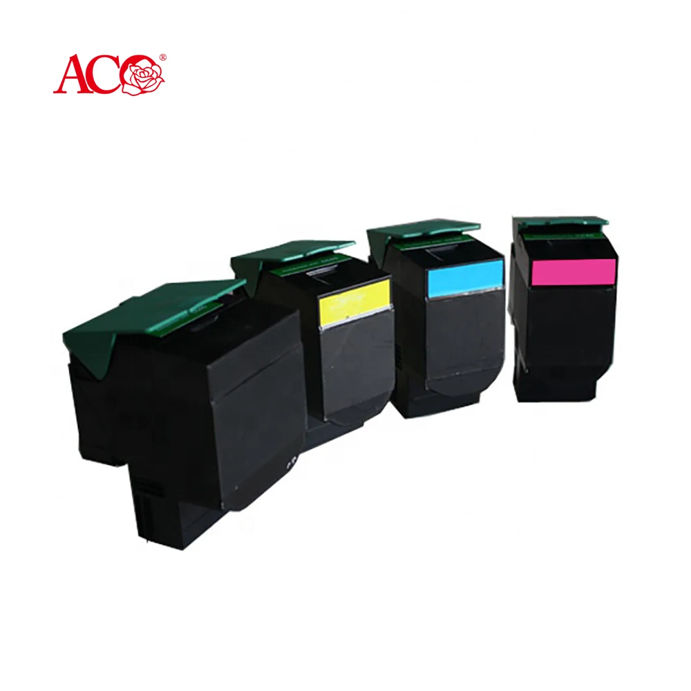 Поставщик ACO оптовая продажа совместимый с цветным картриджем тонером Lexmark C540 C543 C544 C546 X543 X544 X546 BK C M Y