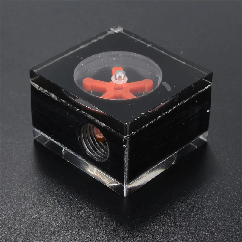  Водяное охлаждение метр акрил 2 Way G1/4 с резьбой для компьютер PC жидкой воды водяного охлаждения комплект фитинги черного и белого