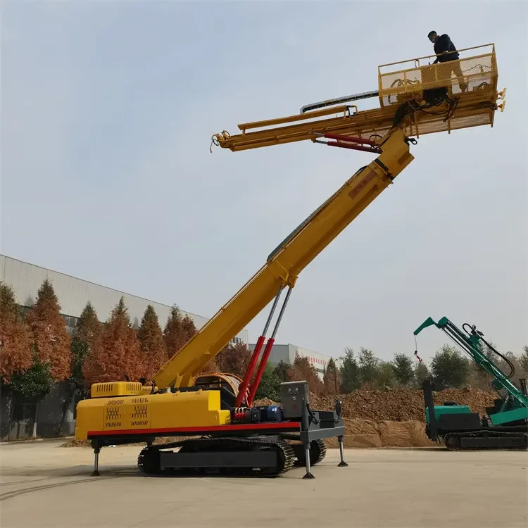 Dth rock drill rigs high lifting anchoring drilling rig