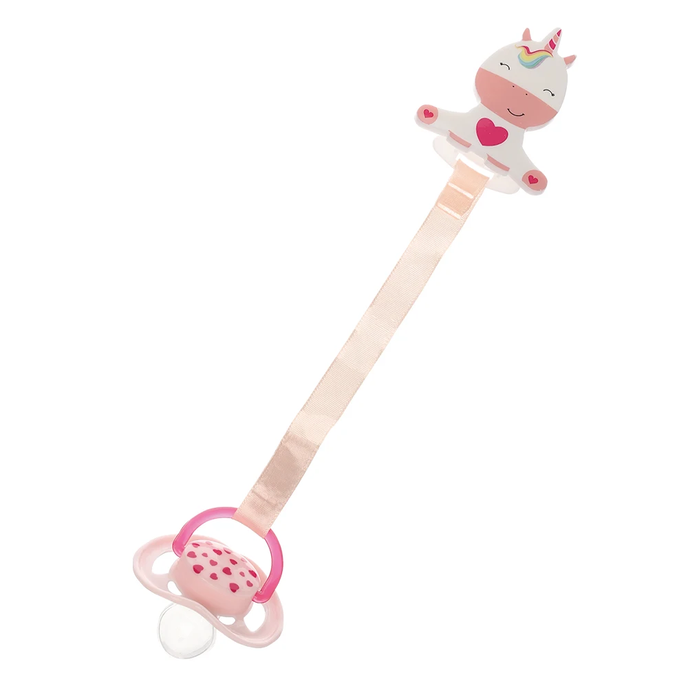 Custom Silicone Baby Pacifier With Holder Newborn Coaxing Sleep Artifact  Orthodontic Wholesale Baby Pacifier Clip and Chain Set