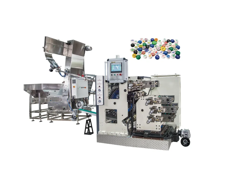 C-3048 Offset Printing Machine for Plastic Cap High Printing Speed by 1500pc per min
