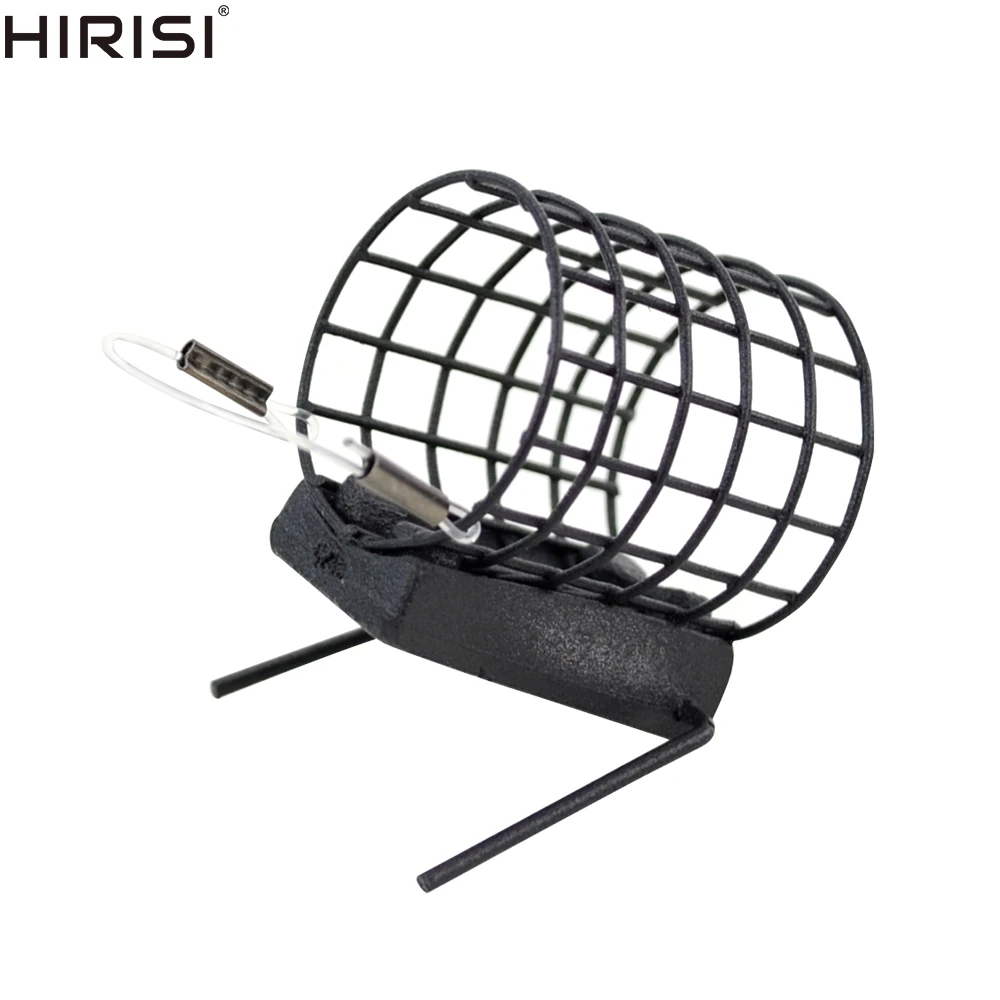 Hirisi Fishing Tackle Round Feeder Cage for Carp Coarse Match Barbel Metal Feeders 30g 40g 50g 60g 75g
