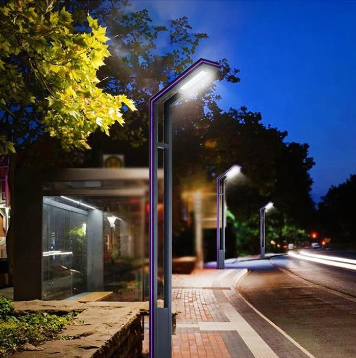 Outdoor modern nordic vintage 2.5m 3m 4m 5m decorative aluminum street garden led lamp post lights