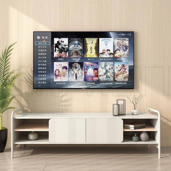 Rustic Wooden TV Stand with Spacious Storage Cabinet for Stylish and Organized Living Room Entertainment