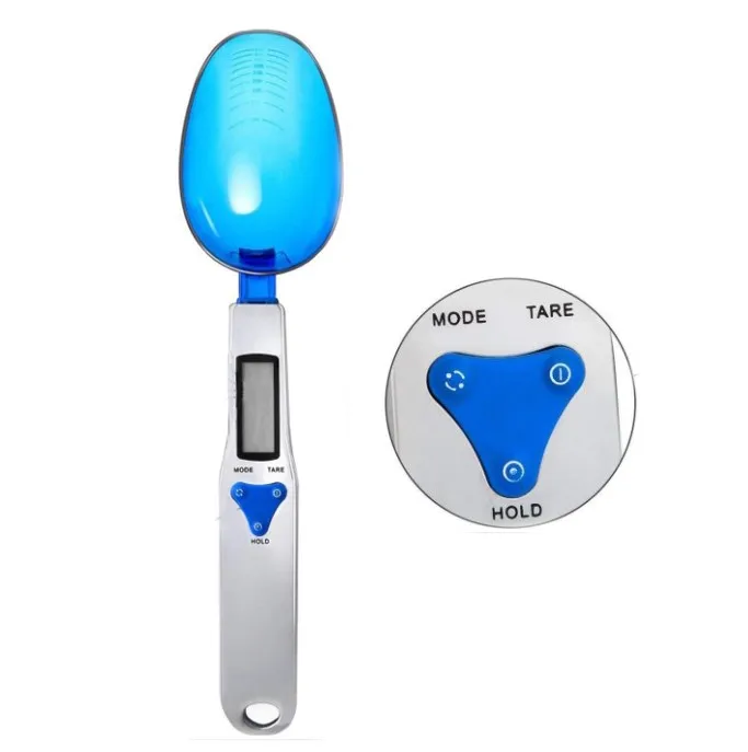 Removable Spoon Kitchen Scale Digital Mini Coffee Scale Electronic Measuring Scale