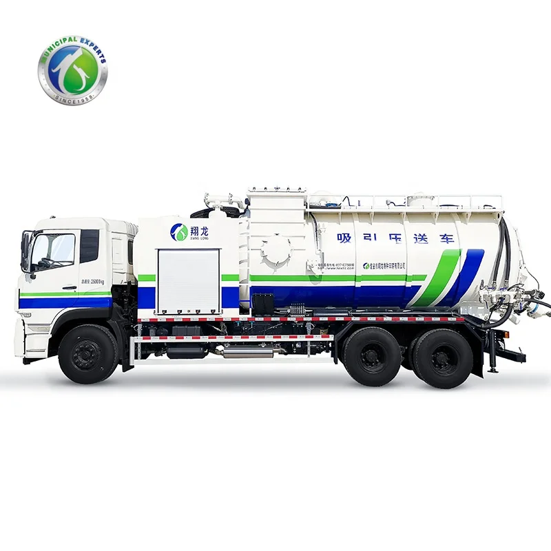 18CBM industrial vacuum loader dry vacuum suction truck