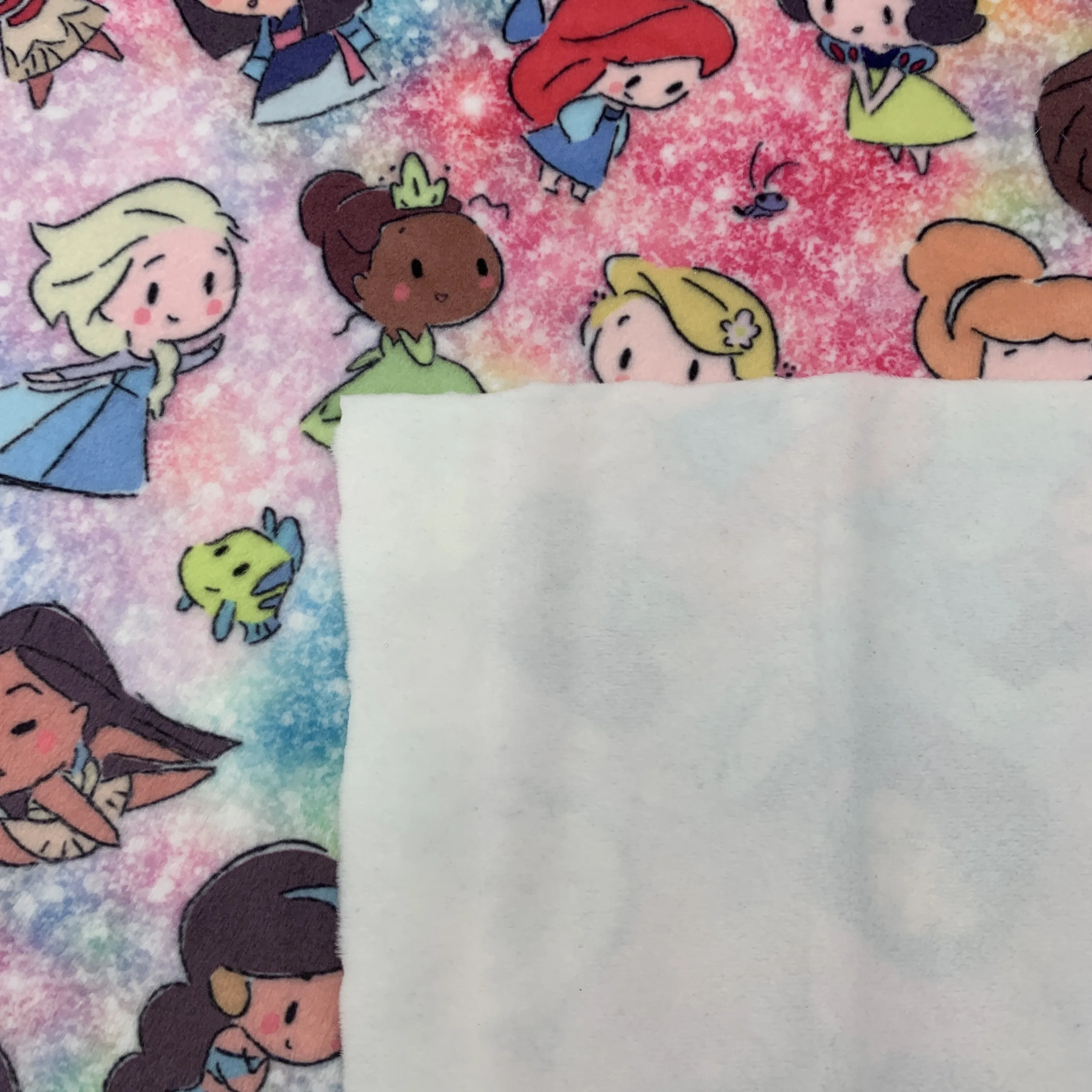 Hot-selling customize digital printing elastic knitting 100% poly baby blanket double sides squish minky fabric