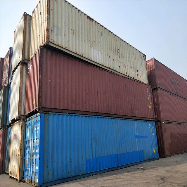 Second Hand Cargo Containers 20GP 40HQ 45FT Used Container 20ft 40ft hc Used for Sale exported by sea to Africa South America