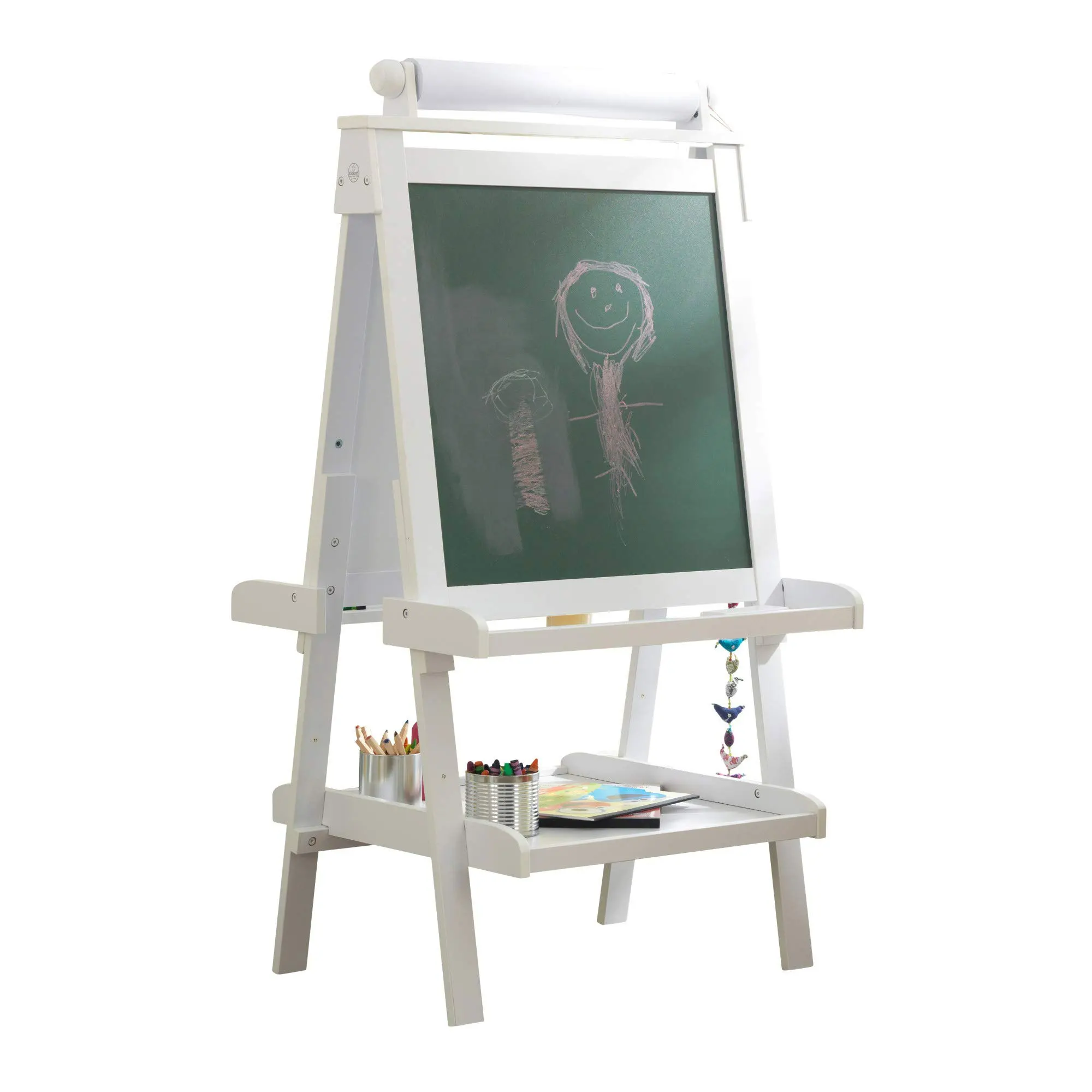 Wooden Easel folding children wooden mini easel display quality wooden desktop scroll painting tool easel Gift for boys girls