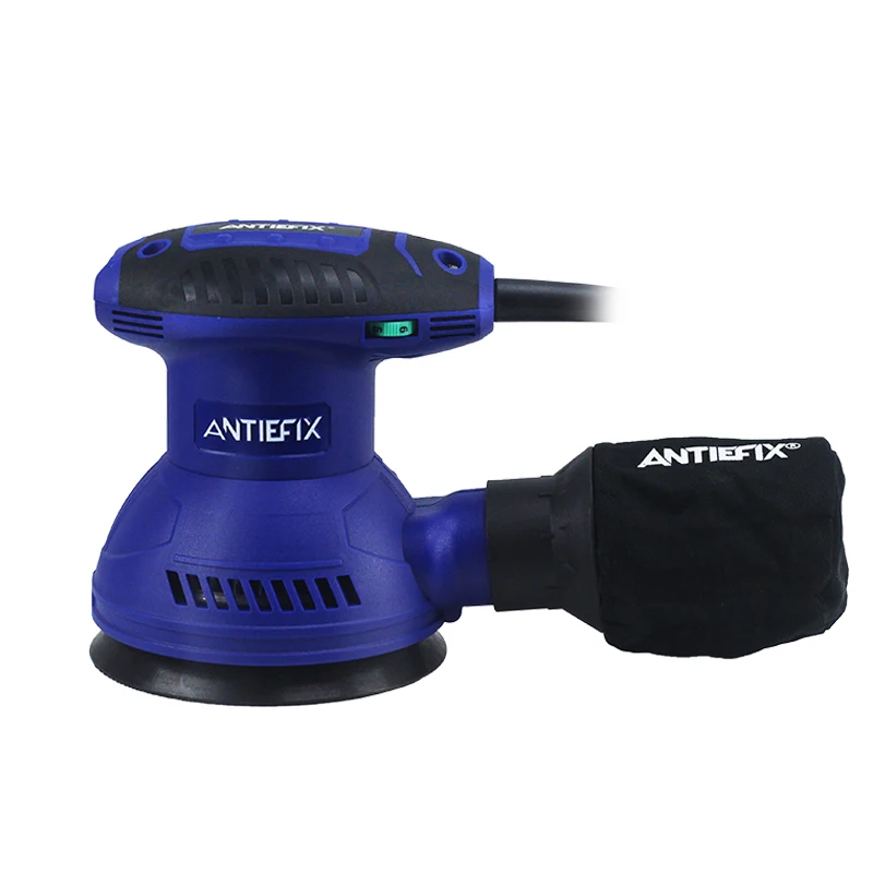 ANTIEFIX240W Portable Electric 125mm Random Orbital Rotary Wood Sander Good Quality 5 Inch Pad Sanding Machine