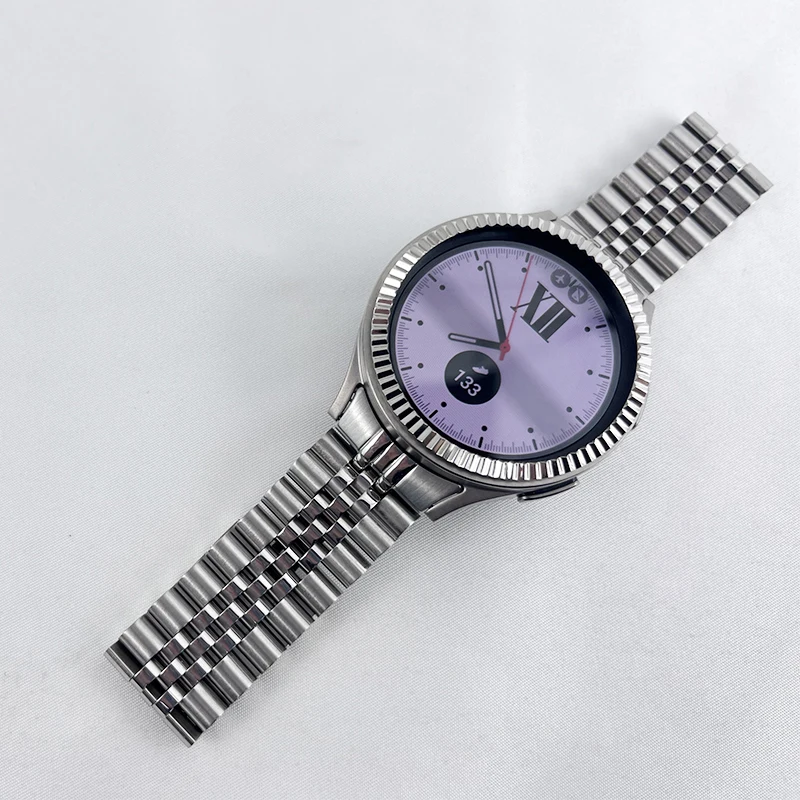 Galaxy Watch jubiler Strap For Samsung Galaxy  Watch 6 5 4 pro 40mm 42mm 44mm 45mm 46mm,No gap jubiler watch band