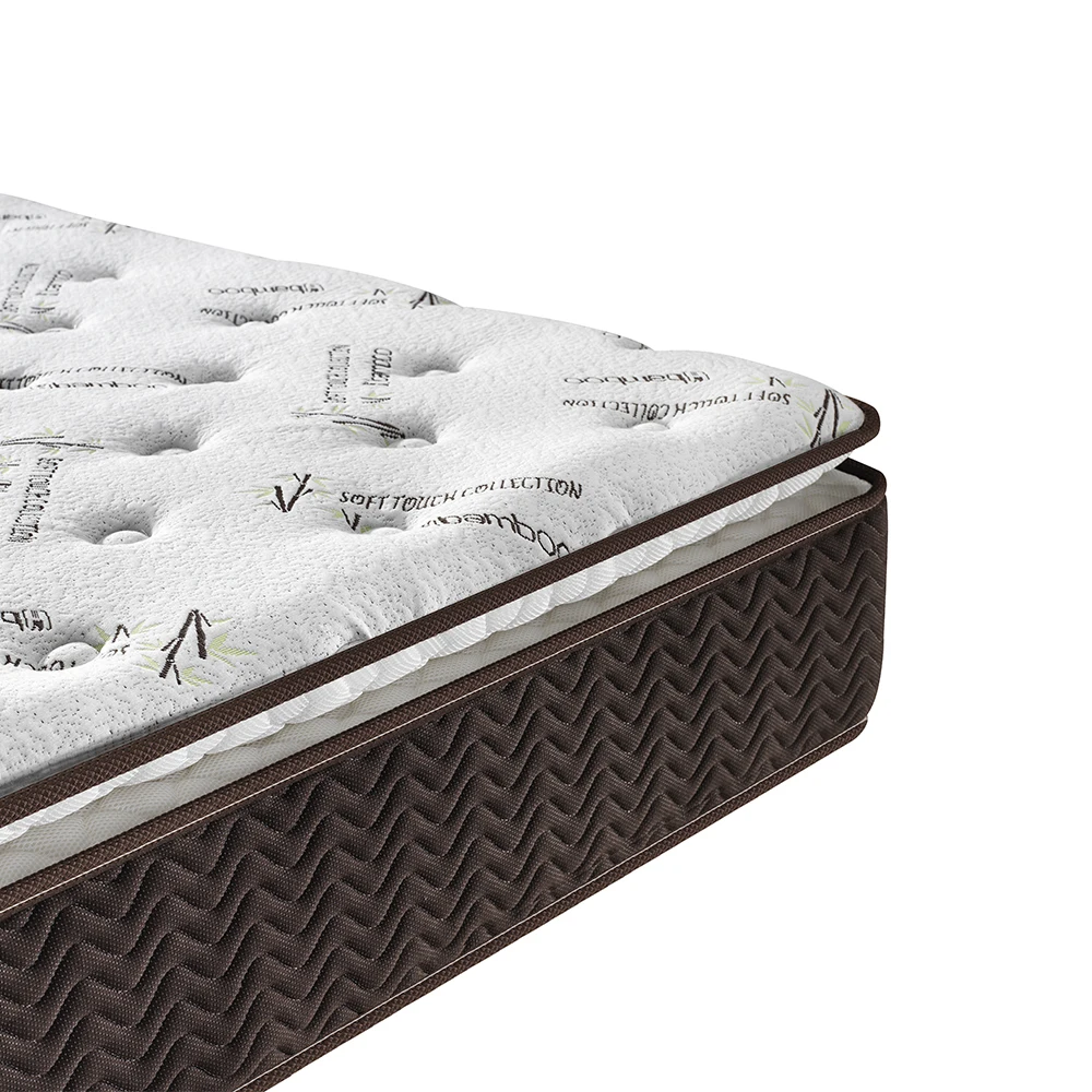Man Use High Density Foam Double Bed Mattress Wholesale Price 72 x 60 Inch Pocket Coil Spring Mattress