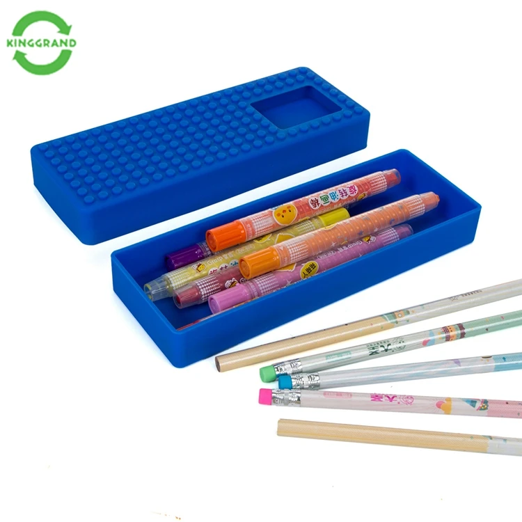  Силиконовая молния smiggle школьный складной Пользовательский логотип детский пенал
