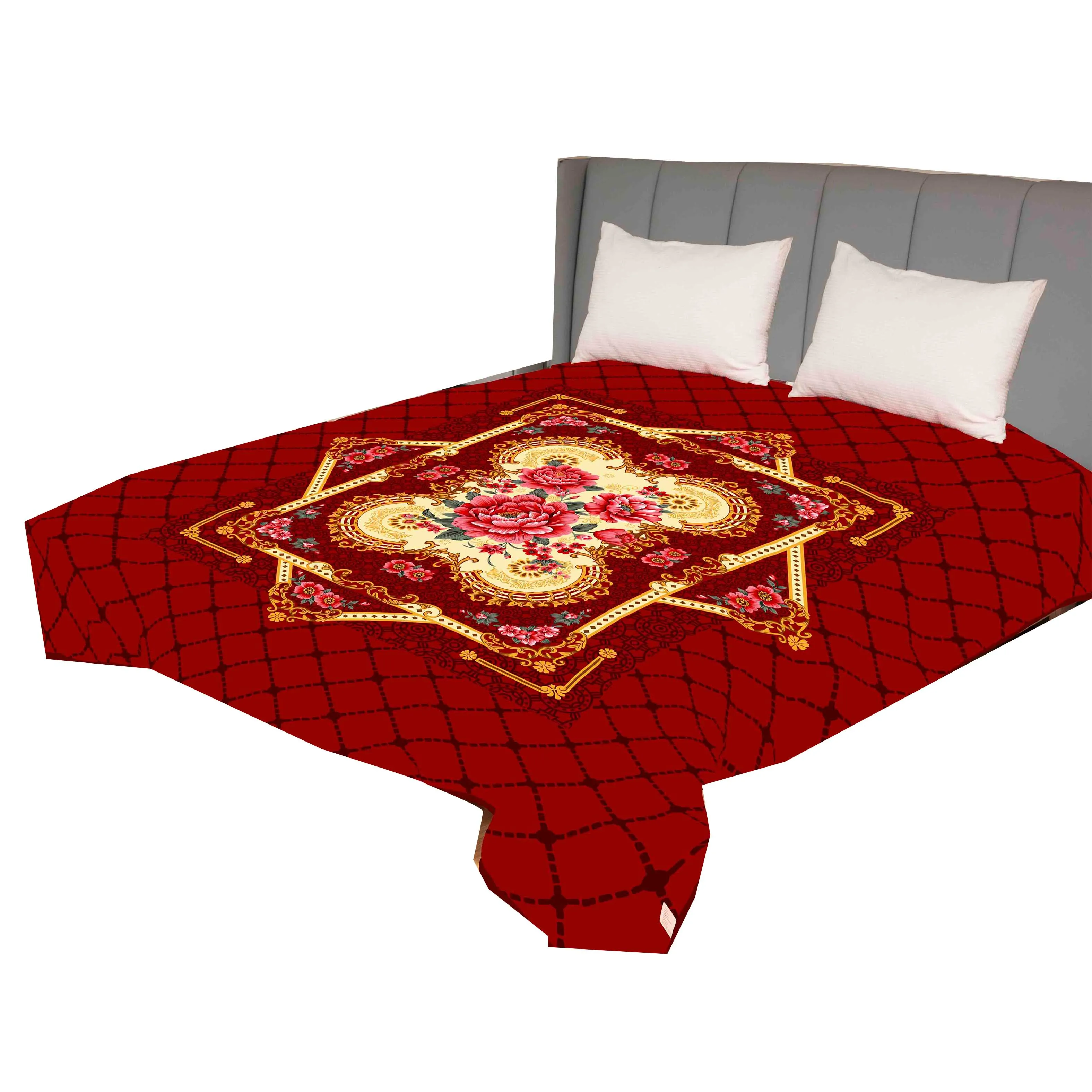 Cheap Price Customized Comfortable Raschel Flannel Single Double 1ply 2ply Printing Polyester Mink Winter Blanket for Wholesale