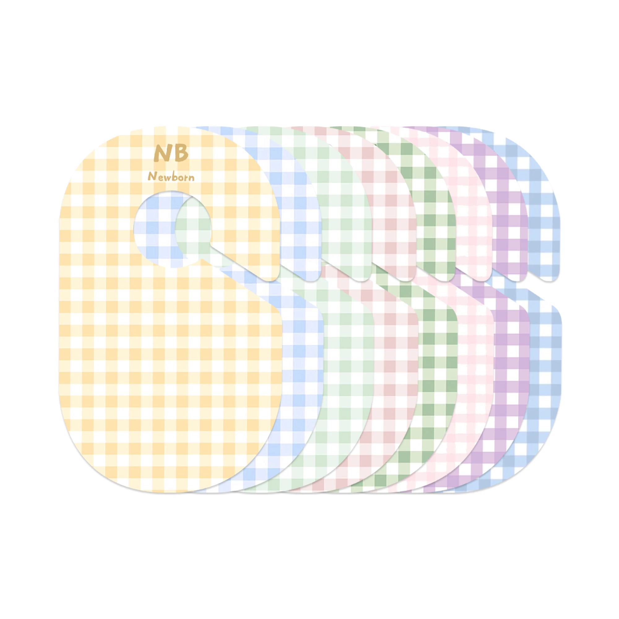 Toddler hanger closet dividers set of 8 durable baby clothes organizer divider hanger wardrobe divider for clothes size age