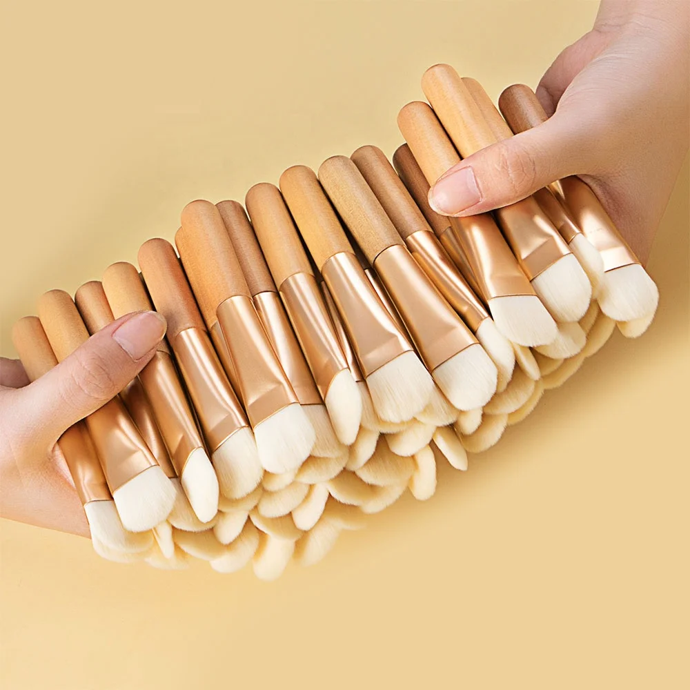 Make Up Synthetic Hair Skincare Clay Mask Silicon Handle Cute Kids Eco Low Moq Face Travel Silicon Mini Single Makeup Brush