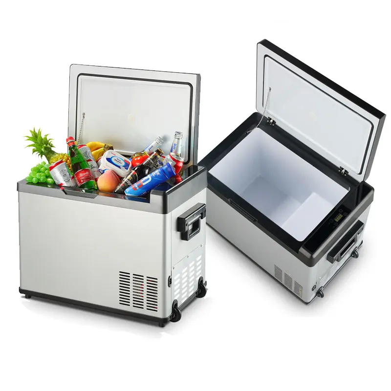 Mini 12v Car Fridge Portable Refrigerator 50L Compressor 24 Volt Truck Car Refrigerator For Car