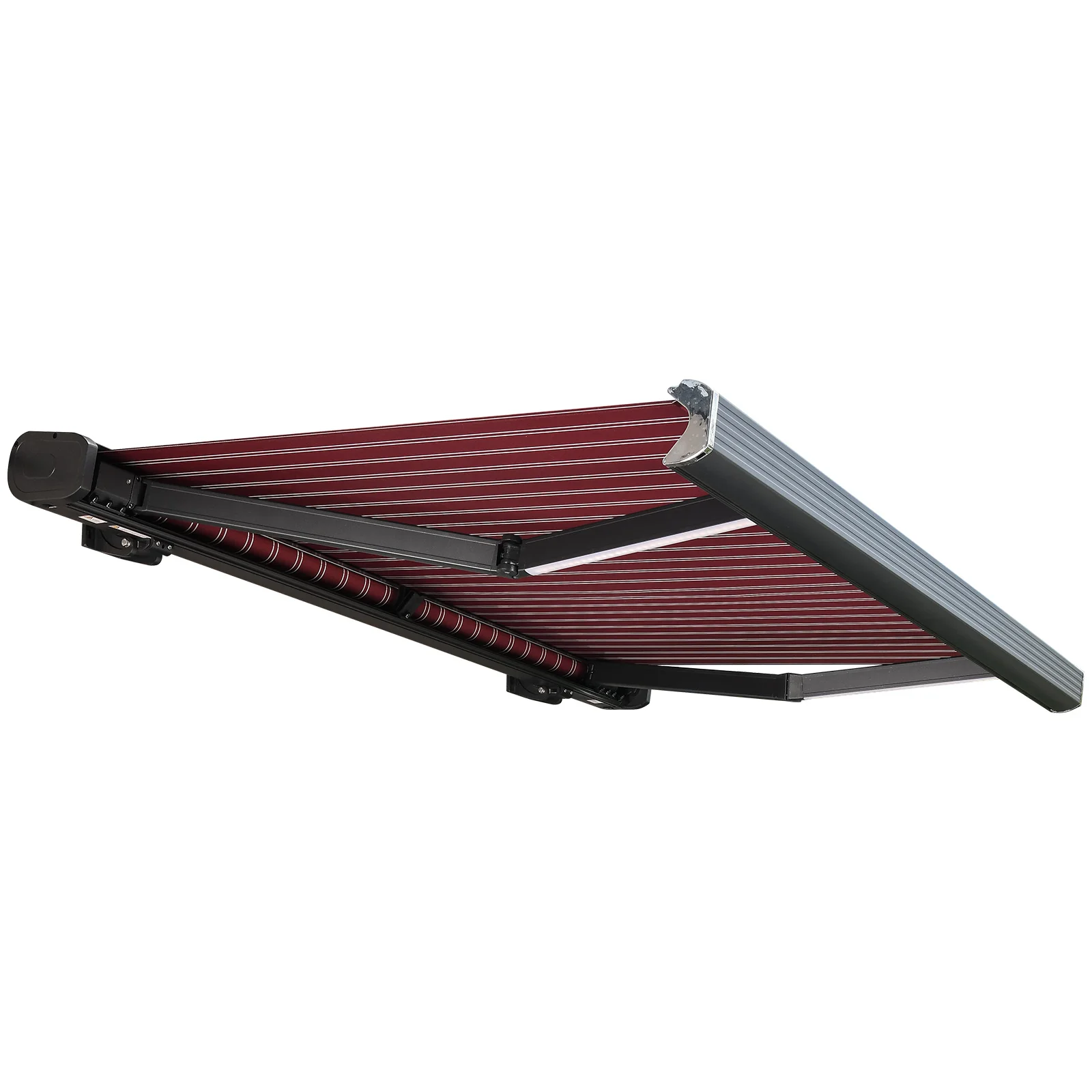 Customized size supported outdoor awning with aluminum frame UV protection