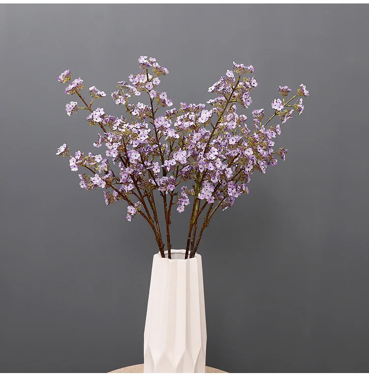 Factory cheap real touch artificial wholesale flowers cherry blossom branch decorative silk flowers branch for home decor