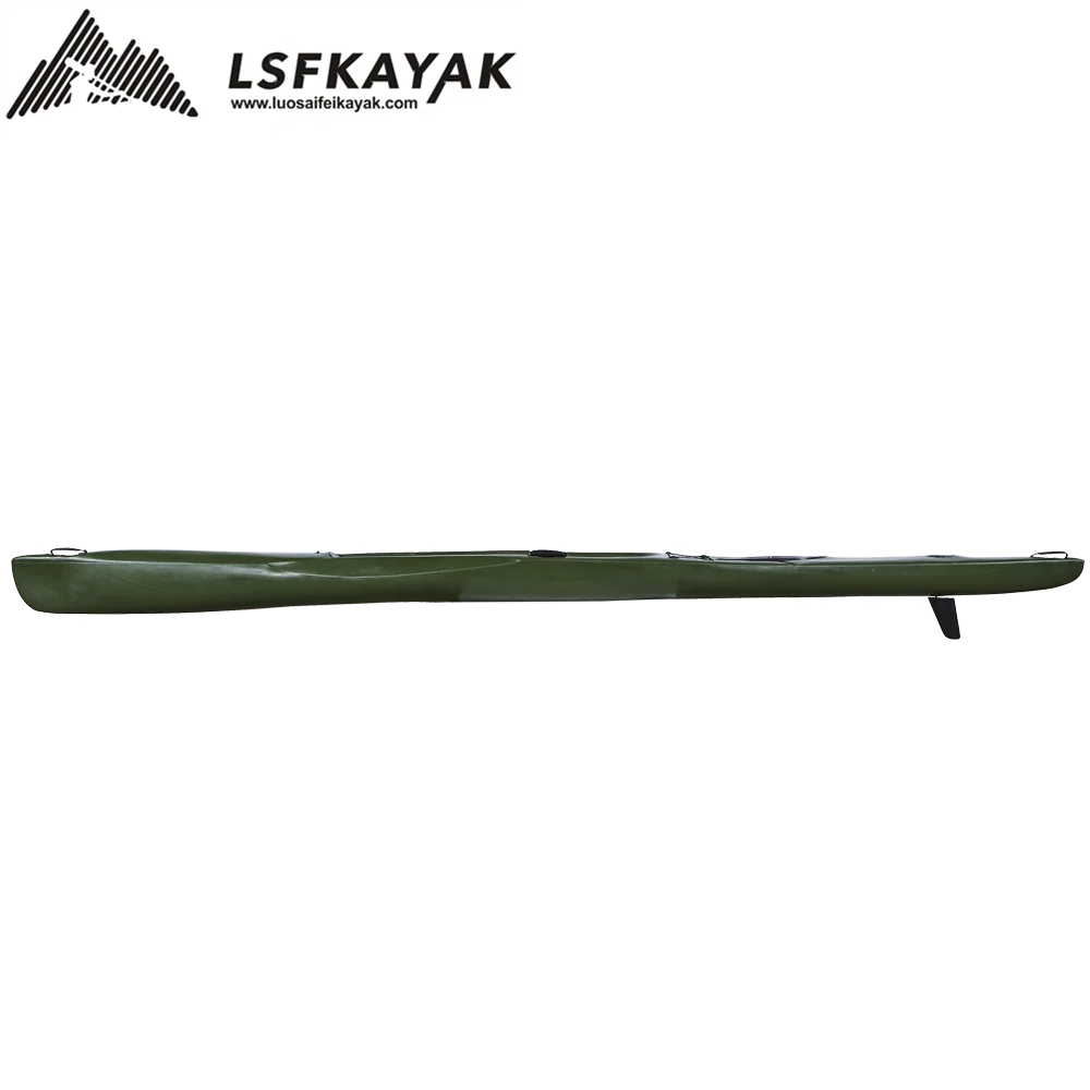 LSF Single Seat One Person 16.4FT Racing Sit in Canoe LLDPE Plastic Kayak