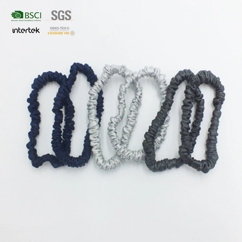 Amazon Best Seller 22mm Leopard 1cm New Fashion Dropshipping Retro Style Scrunchies Print 6pc Set Silk Hair Band