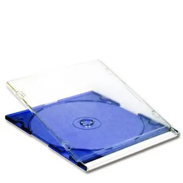 Single Semi-clear 5.2mm Colorful Cd/Dvd Jewel Storage Case Tray color Cases