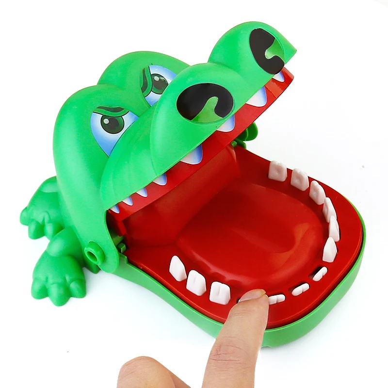 Promotional Gift Bite Small Finger Crocodile Dentist Toy For Kids