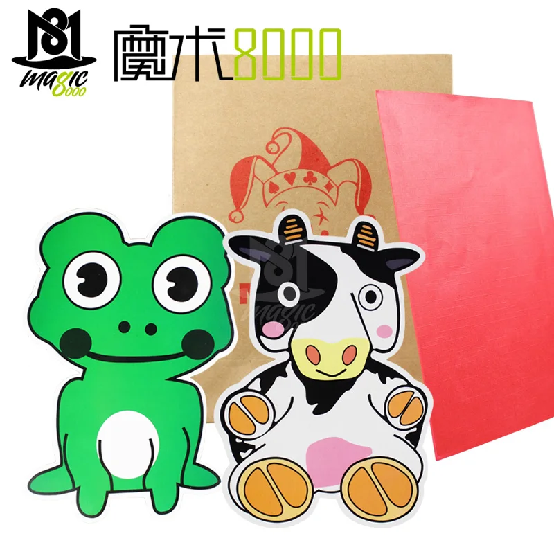 hot sell Magi Cow and Frog close up magic trick Halloween Day kids gift magician teaching