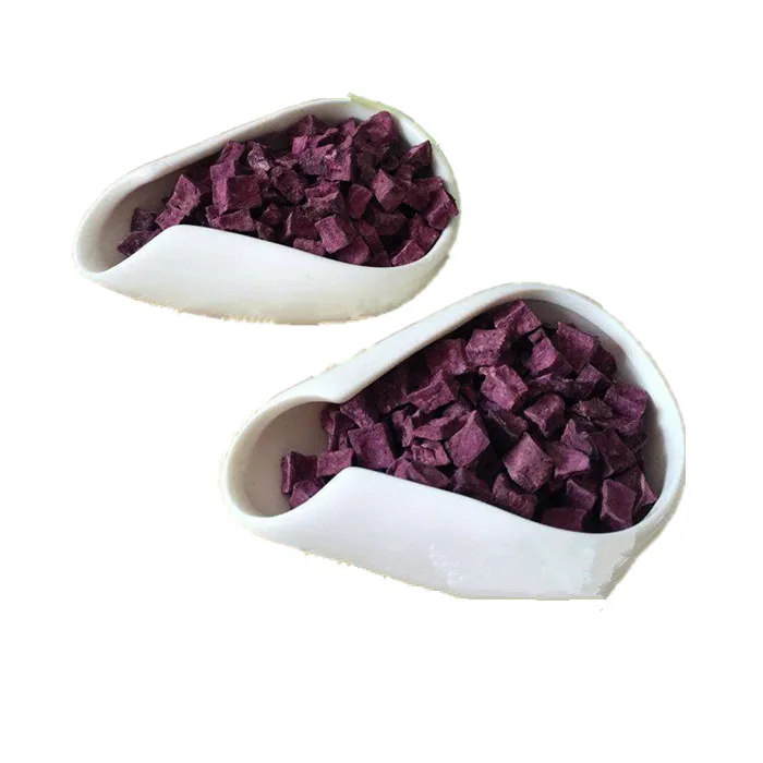 Best Quality New Crop food ingredients Dehydrated Purple Sweet Potato Cubes