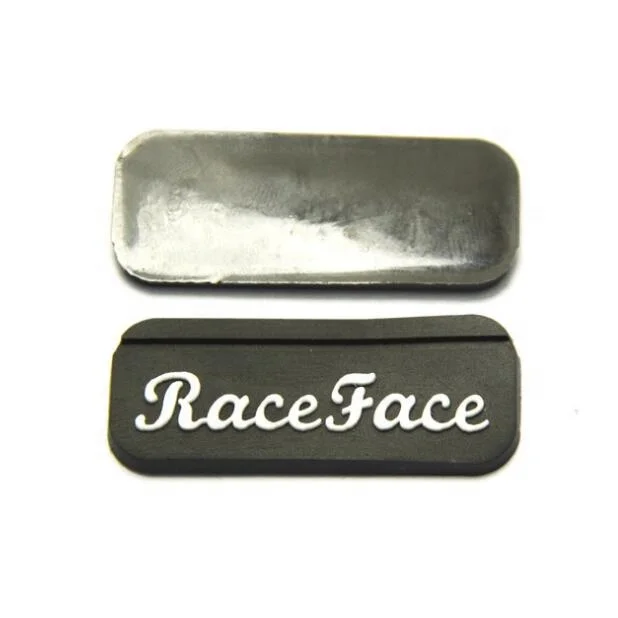 Rubber logo custom / sew on pvc rubber patches