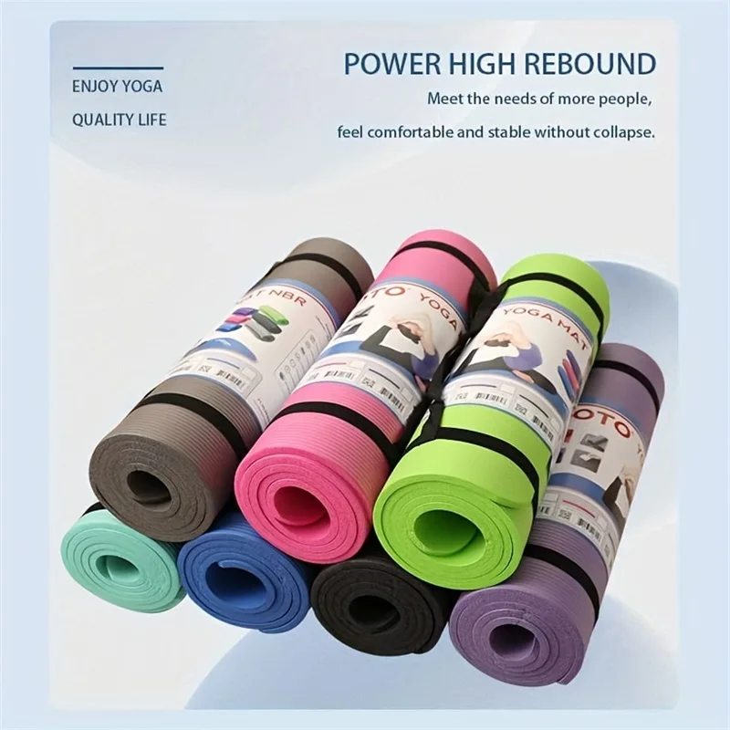 wholesale customised fitness folding customized manufacturer cotton natrual yoga matt antislip tpe 4mm 6mm 8mm 10mm