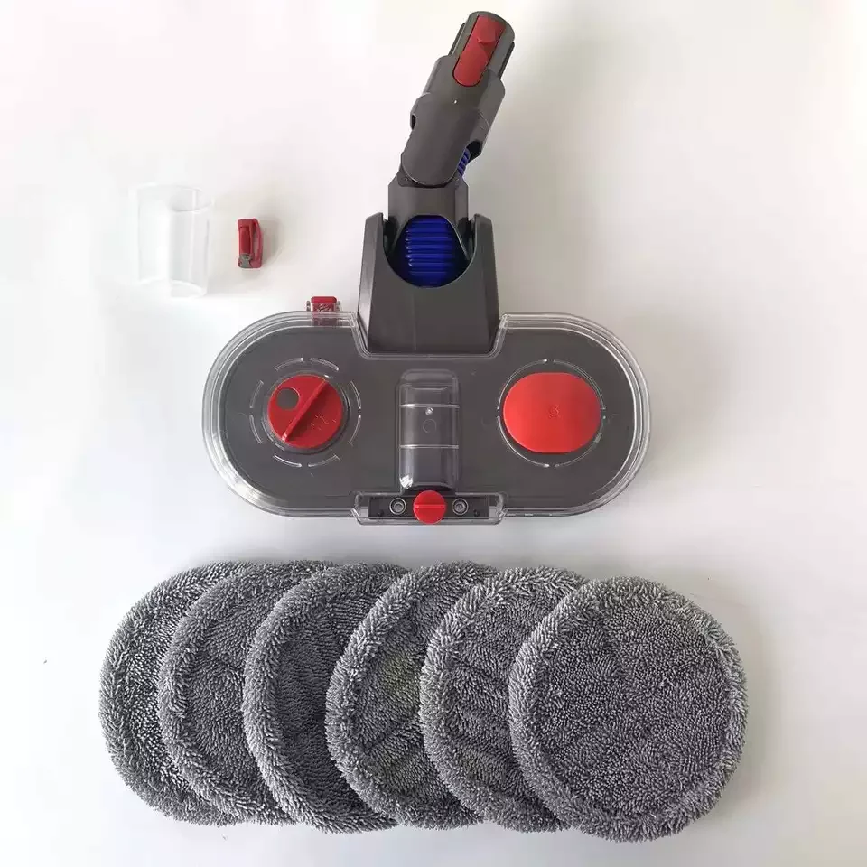 Новый резервуар для воды Электрический мокрый сухой уборки 6 плоские швабры щетки для дайсоны V7 V8 V10 V11 V15 робот пылесос запчасти головки щетки капельного и брызг воды