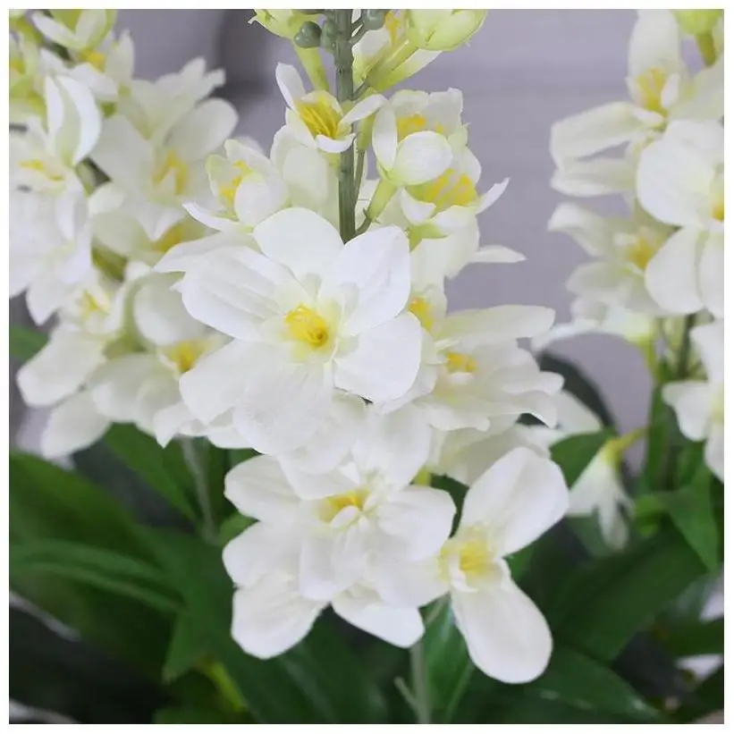 Artificial Bamboo Cherry Coconut Palm Low Price Flower Wall Oem/Odm Latest Popular Ficus Big Potted Fake Flowers With Vase