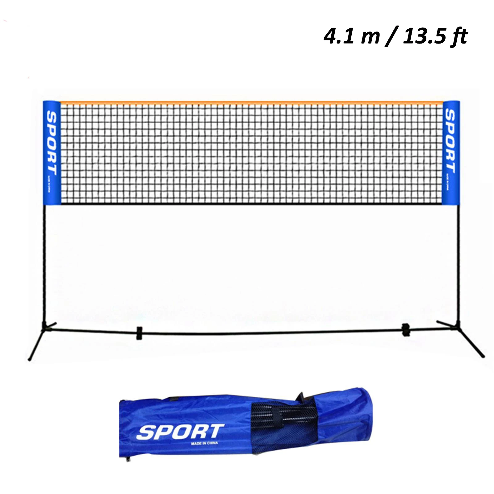 Badminton Net Portable Foldable Sport Training Tennis Mesh Volleyball Bracket